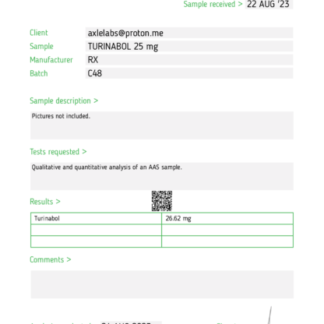 Turinabol 25mg